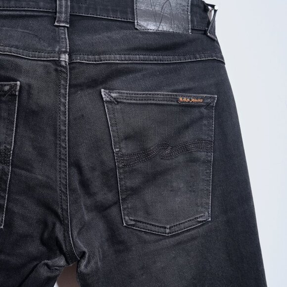 Nudie Jeans - Slim Straight - Black - Size 32x30 - Picture 2 of 6